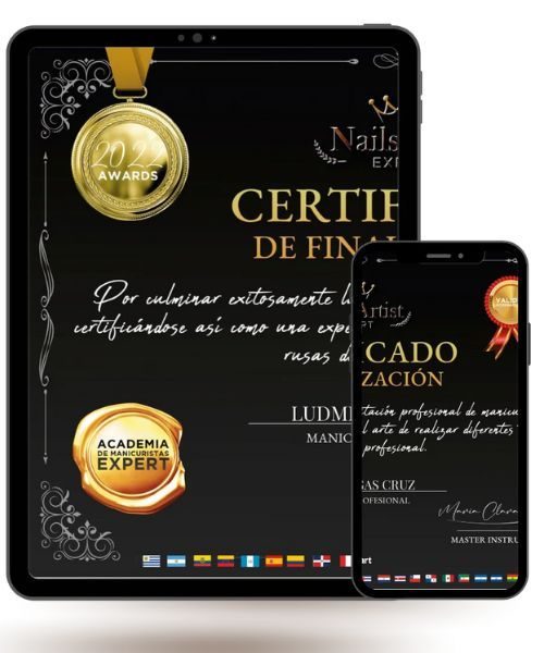 Certificado en uñas Nails Artist Expert